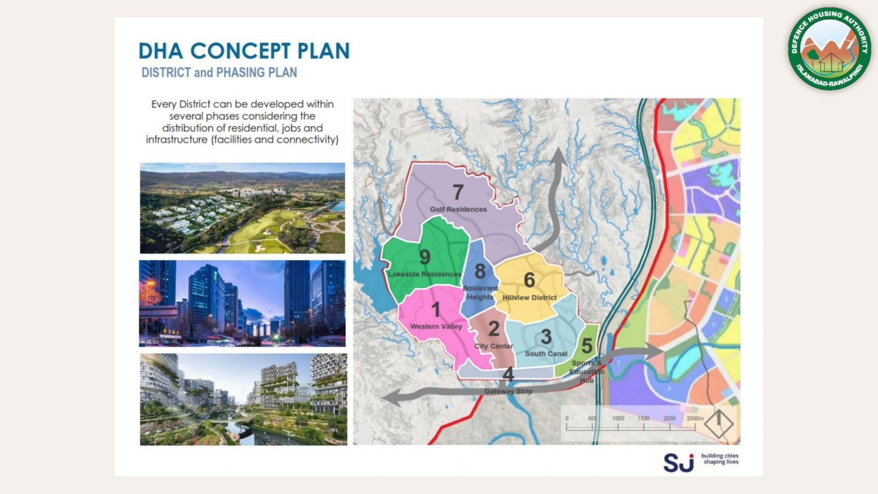 DHA Gandhara District and Phasing Masterplan
